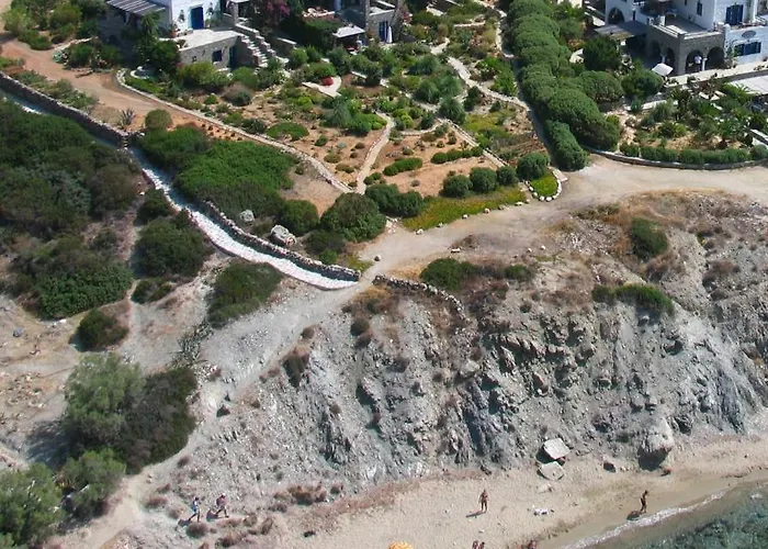 וילה Sophia Paros - Beachfront At Lolantonis דריוס